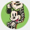 Vintage_Mickey_Mouse_Skeleton_Costume_Classic_Round_Sticker_1 Vintage Mickey Mouse Skeleton Costume Classic Round Sticker