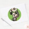 Vintage_Mickey_Mouse_Skeleton_Costume_Classic_Round_Sticker_3 Vintage Mickey Mouse Skeleton Costume Classic Round Sticker