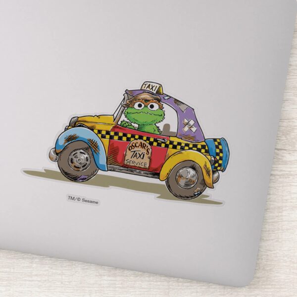 Vintage_Oscar's_Taxi_Service_Sticker_1 Vintage Oscars Taxi Service Sticker