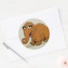Vintage_Snuffleupagus_Classic_Round_Sticker_3 Vintage Snuffleupagus Classic Round Sticker