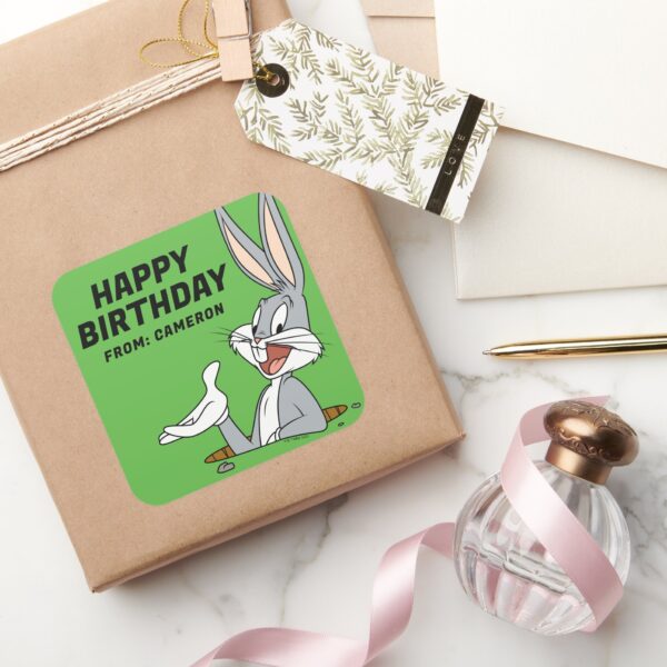 WHAT’S_UP_DOC_™_BUGS_BUNNY™___Happy_Birthday_Square_Sticker_5 WHATS UP DOC ™ BUGS BUNNY™ Happy Birthday Square Sticker