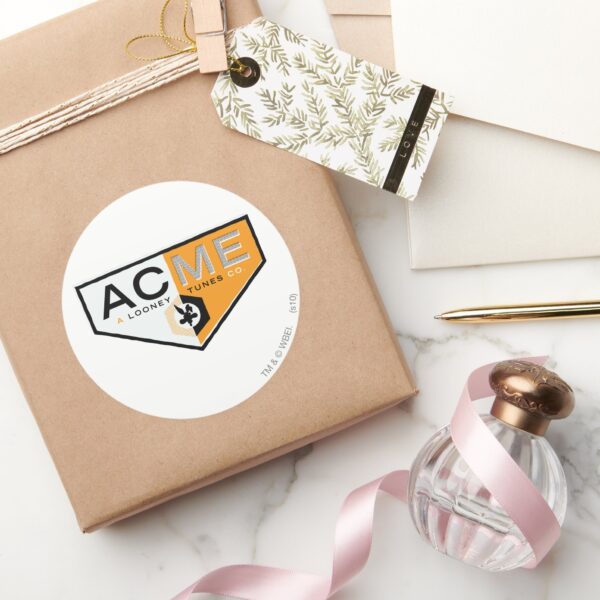 WILE_E._COYOTE™_Acme_2_Classic_Round_Sticker_5 WILE E. COYOTE™ Acme 2 Classic Round Sticker