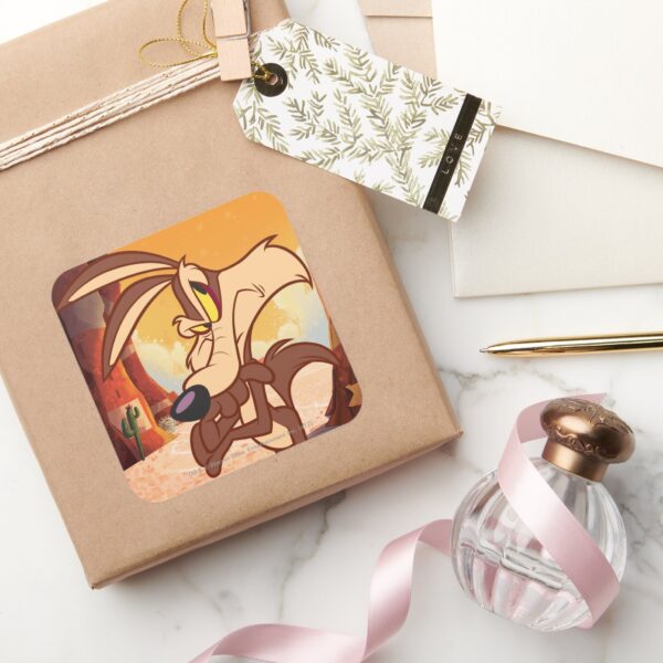 WILE_E._COYOTE™_Arms_Crossed_Square_Sticker_5 WILE E. COYOTE™ Arms Crossed Square Sticker