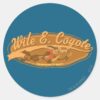 WILE_E._COYOTE™_Carnivorous_Vulgaris_Classic_Round_Sticker_1 WILE E. COYOTE™ Carnivorous Vulgaris Classic Round Sticker