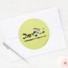 WILE_E._COYOTE™_Chasing_dinner_Classic_Round_Sticker_3 WILE E. COYOTE™ Chasing Dinner Classic Round Sticker