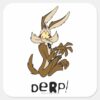 WILE_E._COYOTE™_Derp_Square_Sticker_1 WILE E. COYOTE™ Derp Square Sticker