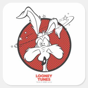WILE E. COYOTE™ Dotty Icon Square Sticker
