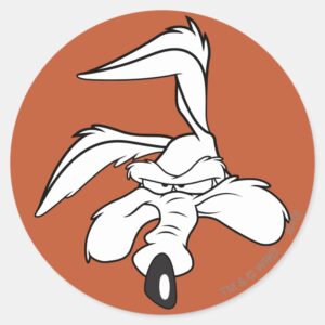 WILE_E._COYOTE™_Head_Shot_Classic_Round_Sticker_1 WILE E. COYOTE™ Head Shot Classic Round Sticker