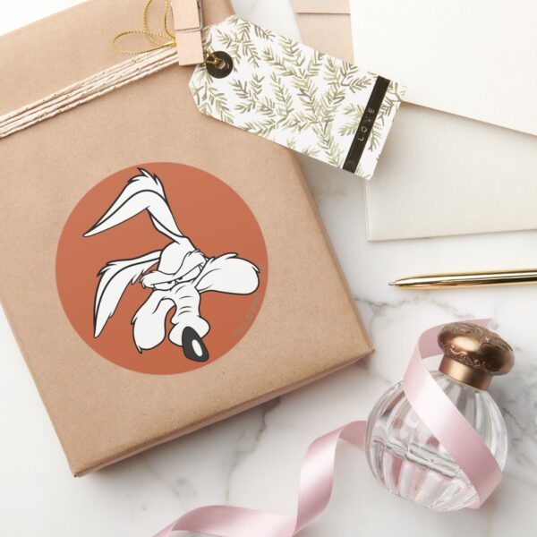 WILE_E._COYOTE™_Head_Shot_Classic_Round_Sticker_5 WILE E. COYOTE™ Head Shot Classic Round Sticker