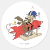 WILE_E._COYOTE™_Launching_Red_Rocket_Classic_Round_Sticker_1 WILE E. COYOTE™ Launching Red Rocket Classic Round Sticker