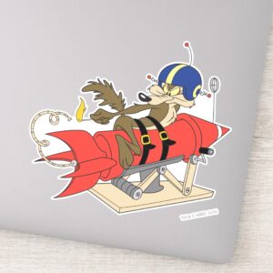 WILE_E._COYOTE™_Launching_Red_Rocket_Sticker_1 WILE E. COYOTE™ Launching Red Rocket Sticker