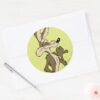 WILE_E._COYOTE™_Looking_Proud_Classic_Round_Sticker_3 WILE E. COYOTE™ Looking Proud Classic Round Sticker