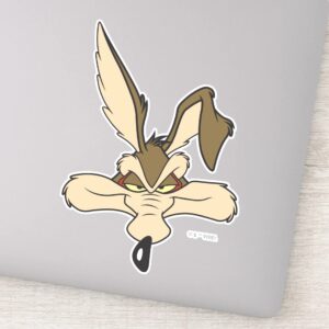 WILE E. COYOTE™ Pleased Head Shot Sticker