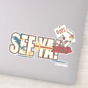 WILE E. COYOTE™ Rocketing Past ROAD RUNNER™ Sticker
