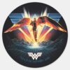 WW84___80's_Retrowave_Wonder_Woman_Graphic_Classic_Round_Sticker_1 WW84 80s Retrowave Wonder Woman Graphic Classic Round Sticker