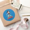 WW84___Be_The_Hero_Wonder_Woman_Retro_Comic_Art_Classic_Round_Sticker_5 WW84 Be The Hero Wonder Woman Retro Comic Art Classic Round Sticker