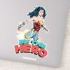 WW84___Be_The_Hero_Wonder_Woman_Retro_Comic_Art_Sticker_1 WW84 Be The Hero Wonder Woman Retro Comic Art Sticker