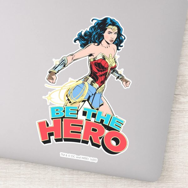 WW84___Be_The_Hero_Wonder_Woman_Retro_Comic_Art_Sticker_1 WW84 Be The Hero Wonder Woman Retro Comic Art Sticker