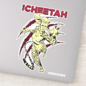 WW84 The Cheetah Retro Comic Art Sticker