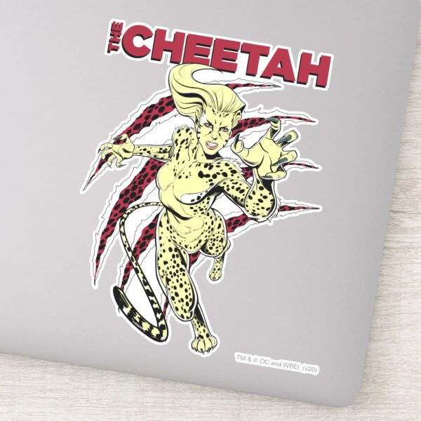 WW84___The_Cheetah_Retro_Comic_Art_Sticker_1 WW84 The Cheetah Retro Comic Art Sticker