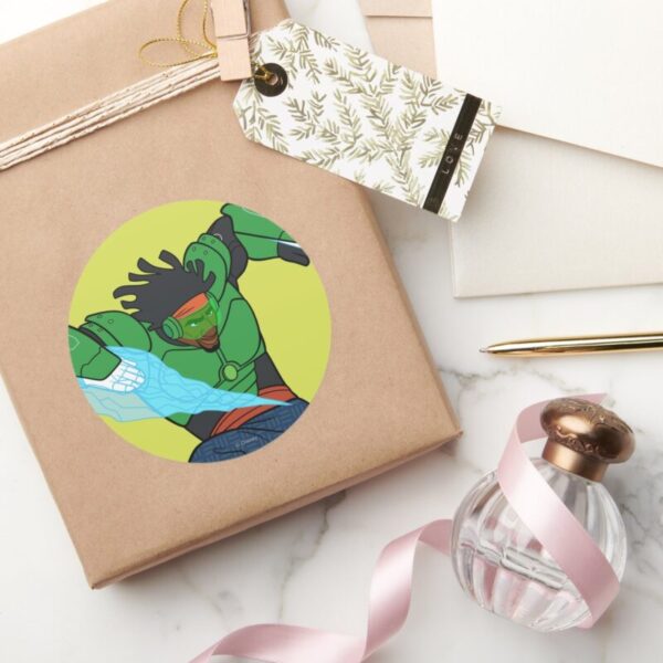 Wasabi_Supercharged_Classic_Round_Sticker_5 Wasabi Supercharged Classic Round Sticker