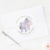 Watercolor_Eeyore___Baby_Shower_Classic_Round_Sticker_4 Watercolor Eeyore Baby Shower Classic Round Sticker