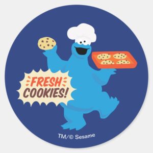 We_Are_Foodies___Fresh_Cookies!_Classic_Round_Sticker_1 We Are Foodies Fresh Cookies Classic Round Sticker