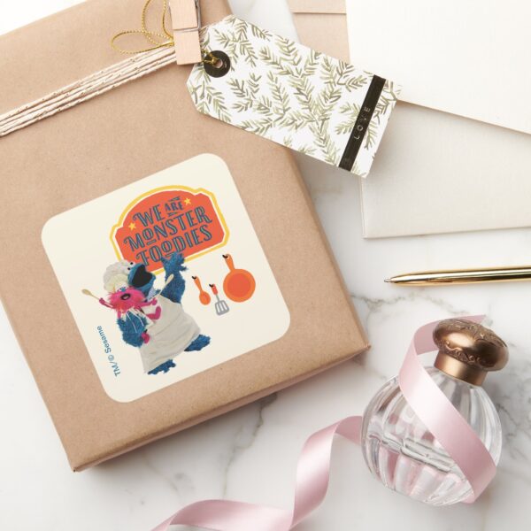 We_Are_the_Monster_Foodies_Square_Sticker_5 We Are The Monster Foodies Square Sticker