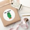 Well Groomed Mr. Fussy Classic Round Sticker