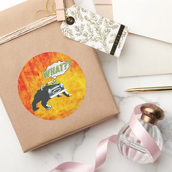 What Classic Round Sticker