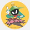 _Where_is_the_Kabooom__MARVIN_THE_MARTIAN™_Points_Classic_Round_Sticker_1 Where Is The Kabooom MARVIN THE MARTIAN™ Points Classic Round Sticker