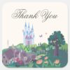 Whimsical_Cinderella_Castle_Baby_Shower_Thank_You_Square_Sticker_2 Whimsical Cinderella Castle Baby Shower Thank You Square Sticker