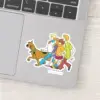 Whole Gang Walking Mystery Inc Sticker