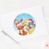Winnie_The_Pooh_&_Friends_Holiday_Classic_Round_Sticker_3 Winnie The Pooh Friends Holiday Classic Round Sticker