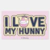 Winnie_The_Pooh___I_Love_My_Hunny_Rectangular_Sticker_1 Winnie The Pooh I Love My Hunny Rectangular Sticker