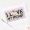 Winnie_The_Pooh___I_Love_My_Hunny_Rectangular_Sticker_3 Winnie The Pooh I Love My Hunny Rectangular Sticker
