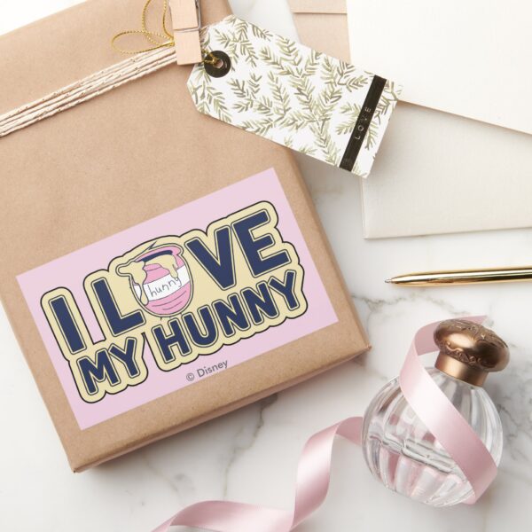 Winnie_The_Pooh___I_Love_My_Hunny_Rectangular_Sticker_5 Winnie The Pooh I Love My Hunny Rectangular Sticker