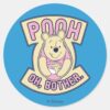 Winnie_The_Pooh___Pooh_Oh_Bother_Classic_Round_Sticker_1 Winnie The Pooh Pooh Oh Bother Classic Round Sticker