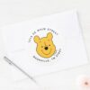 Winnie_the_Pooh_-_One___First_Birthday_Classic_Round_Sticker_4 Winnie The Pooh One First Birthday Classic Round Sticker