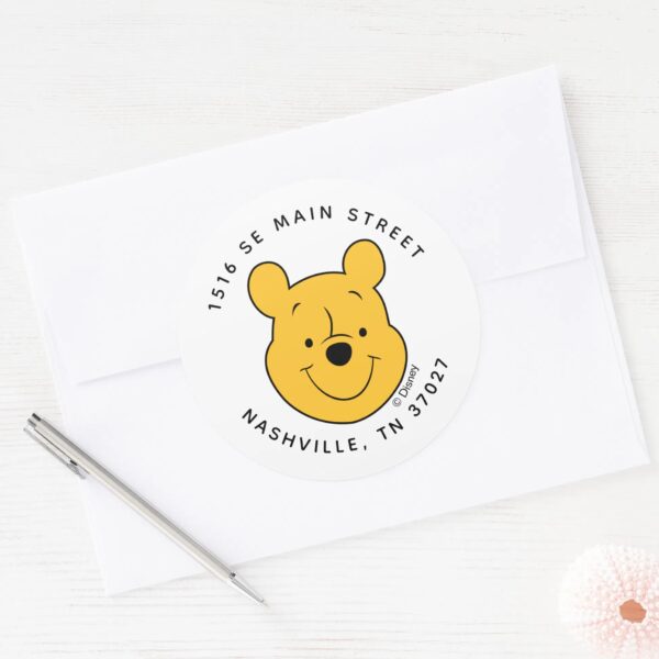 Winnie_the_Pooh_-_One___First_Birthday_Classic_Round_Sticker_4 Winnie The Pooh One First Birthday Classic Round Sticker