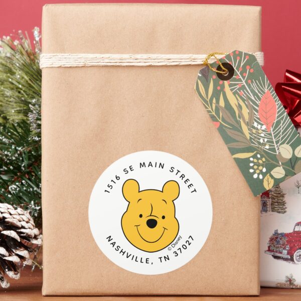 Winnie_the_Pooh_-_One___First_Birthday_Classic_Round_Sticker_7 Winnie The Pooh One First Birthday Classic Round Sticker