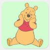 Winnie The Pooh 12 Square Sticker