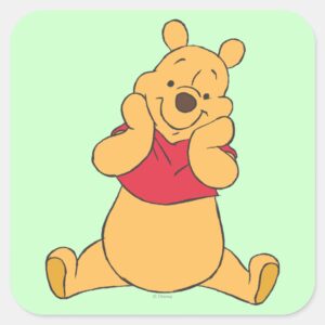 Winnie The Pooh 12 Square Sticker