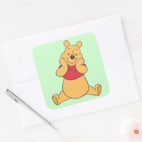 Winnie The Pooh 12 Square Sticker