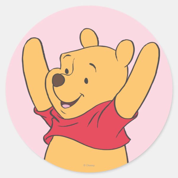 Winnie_the_Pooh_15_Classic_Round_Sticker_1 Winnie The Pooh 15 Classic Round Sticker