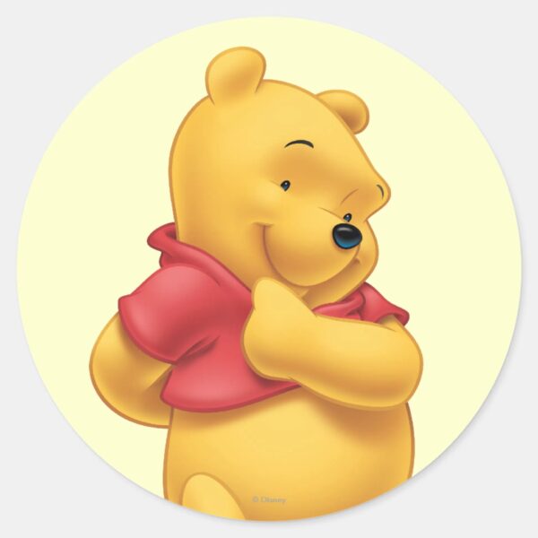 Winnie_the_Pooh_16_Classic_Round_Sticker_1 Winnie The Pooh 16 Classic Round Sticker