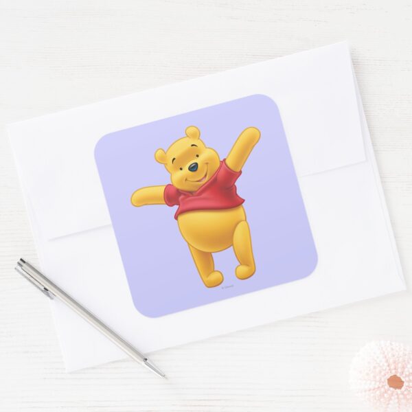 Winnie_the_Pooh_1_Square_Sticker_3 Winnie The Pooh 1 Square Sticker