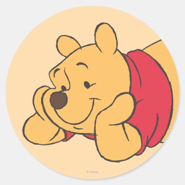 Winnie_the_Pooh_2_Classic_Round_Sticker_1 Winnie The Pooh 2 Classic Round Sticker