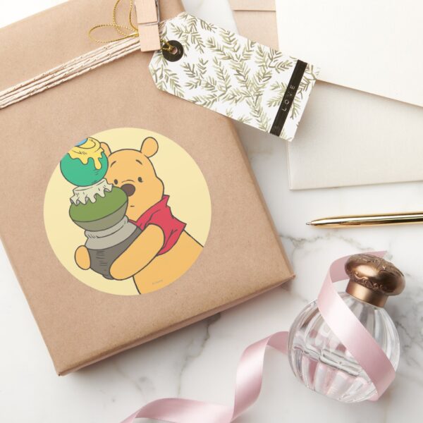 Winnie_the_Pooh_3_Classic_Round_Sticker_5 Winnie The Pooh 3 Classic Round Sticker