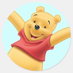 Winnie The Pooh 7 Classic Round Sticker